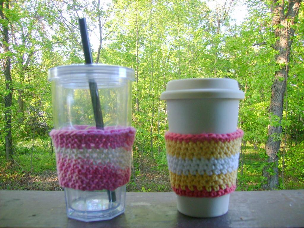 crochet cup cozy