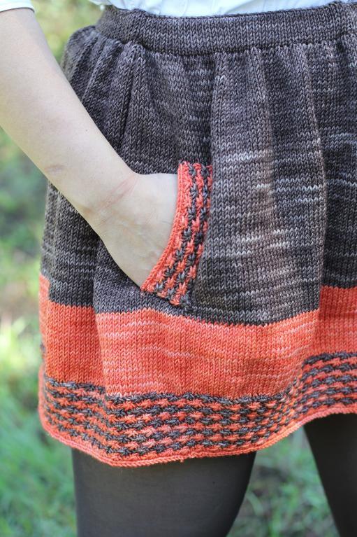 New Girl Skirt knitting pattern