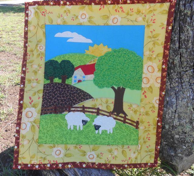 Applique Farm Scene