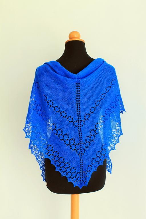 June Bunnies free shawl knitting pattern