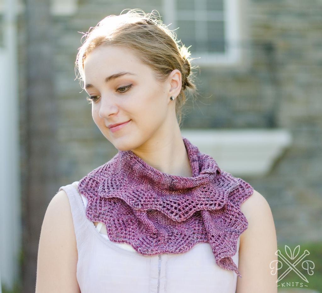 Battenburg Lace Scarf knitting pattern