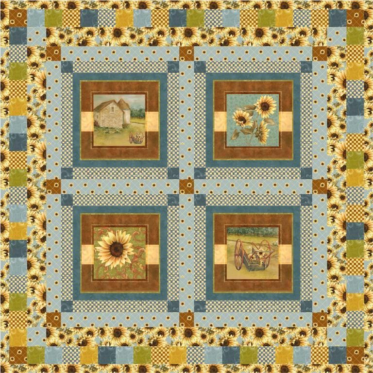 Sunflower Farm Quilt Pattern