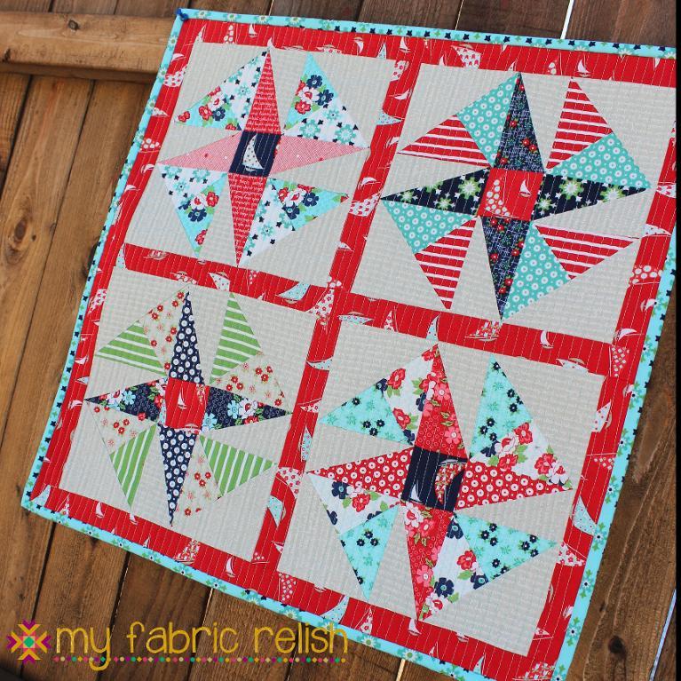 WindSail Mini Quilt Pattern