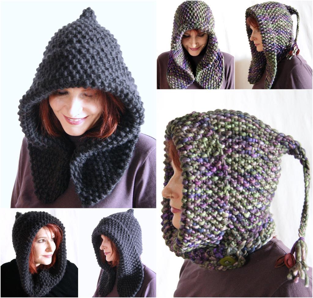 Bosky Hood Shaped with German Short Rows