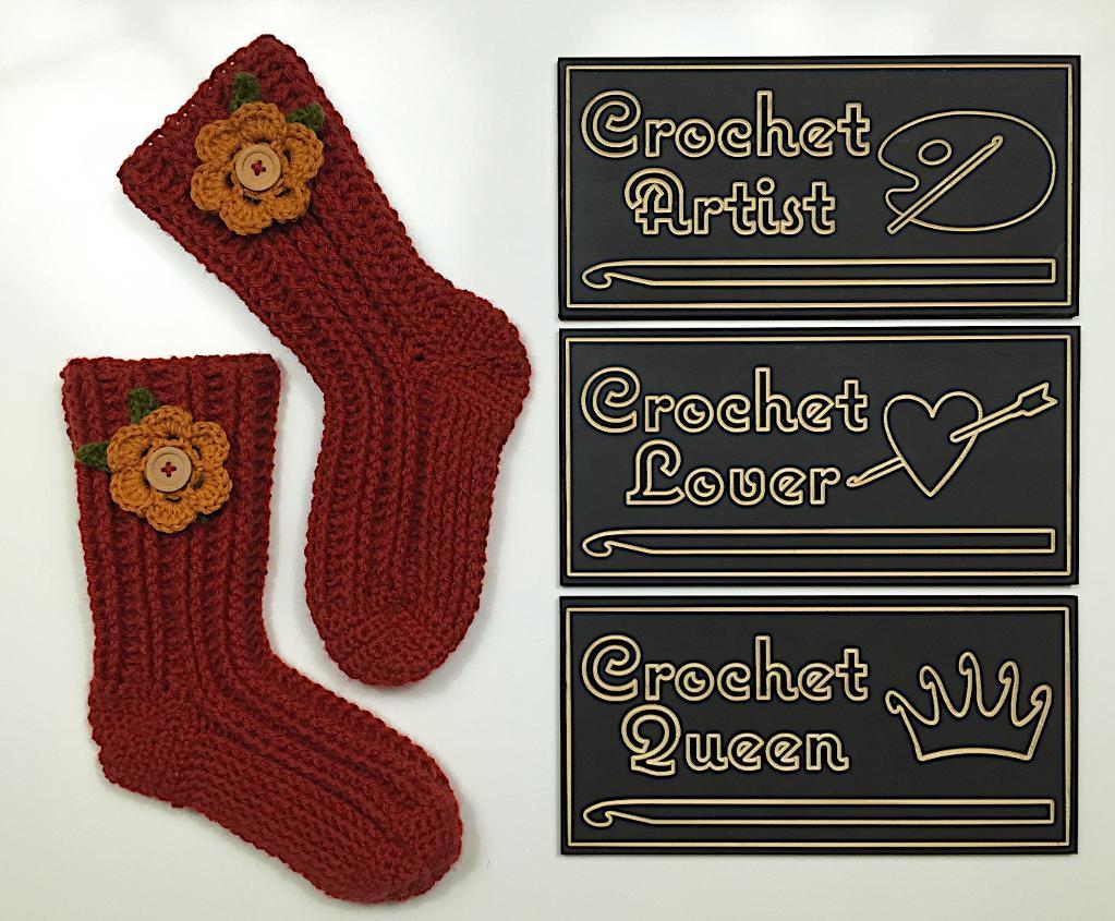 Super Slipper Socks free crochet pattern