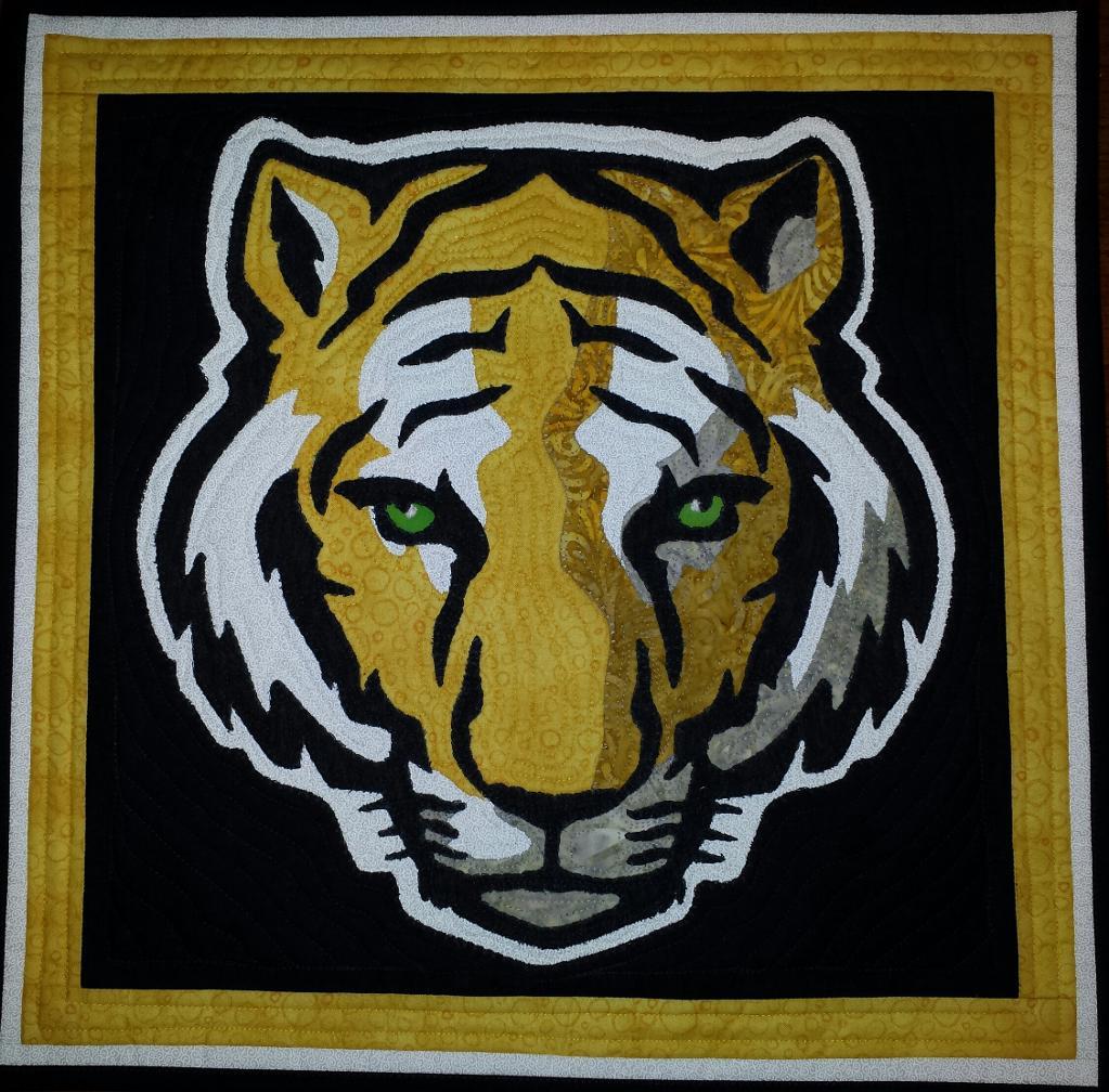 DePaul University Tiger Quilted Wall Hanging