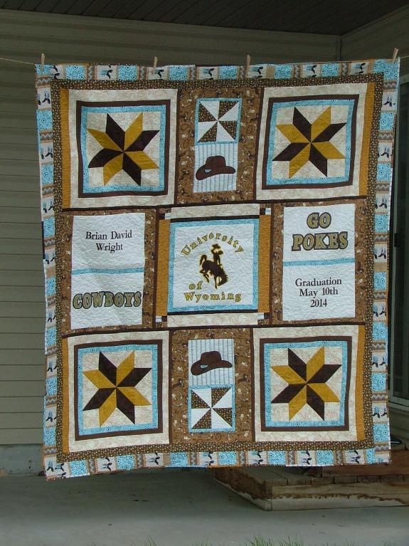 University of Wyoming Graduation Quilt