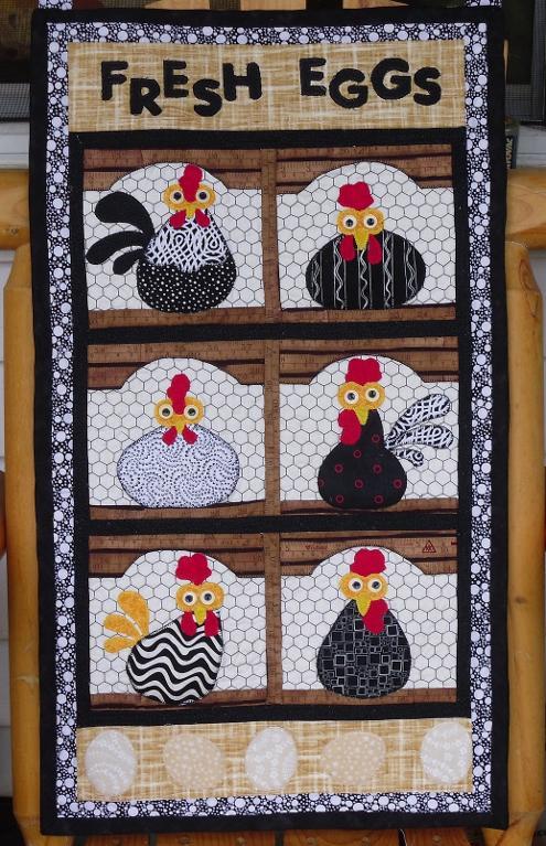 Fresh Eggs quilt pattern