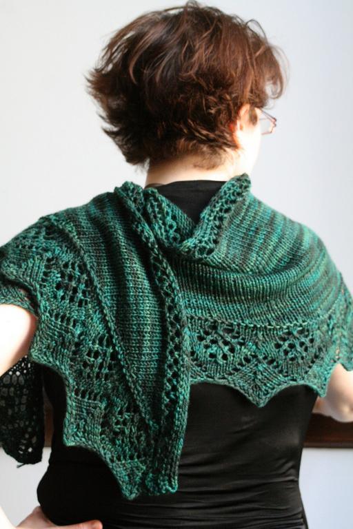 knit shawl pattern