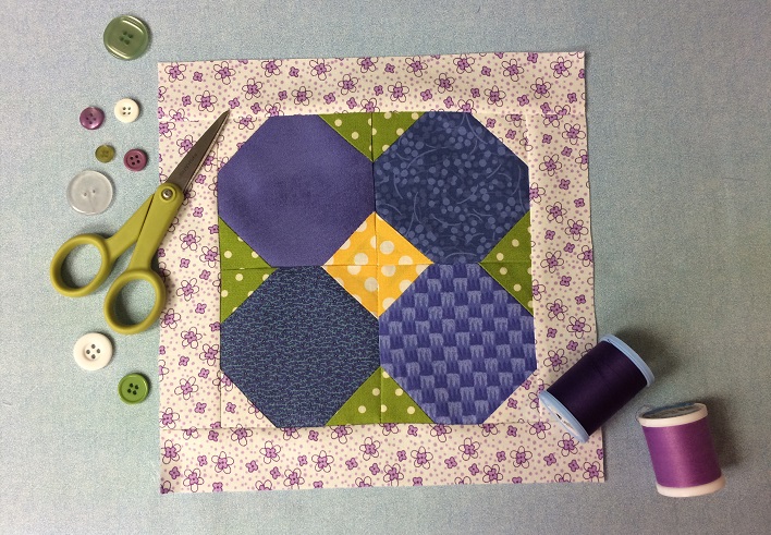 May Flowers: Stitch a Scrappy Flower Quilt Block