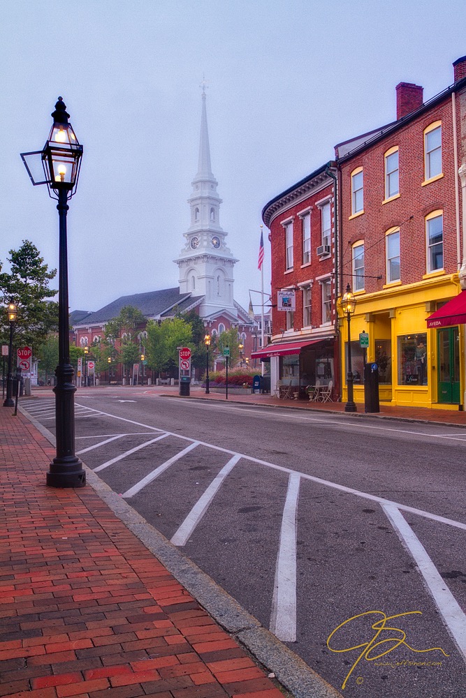 Misty Morning In Market Square