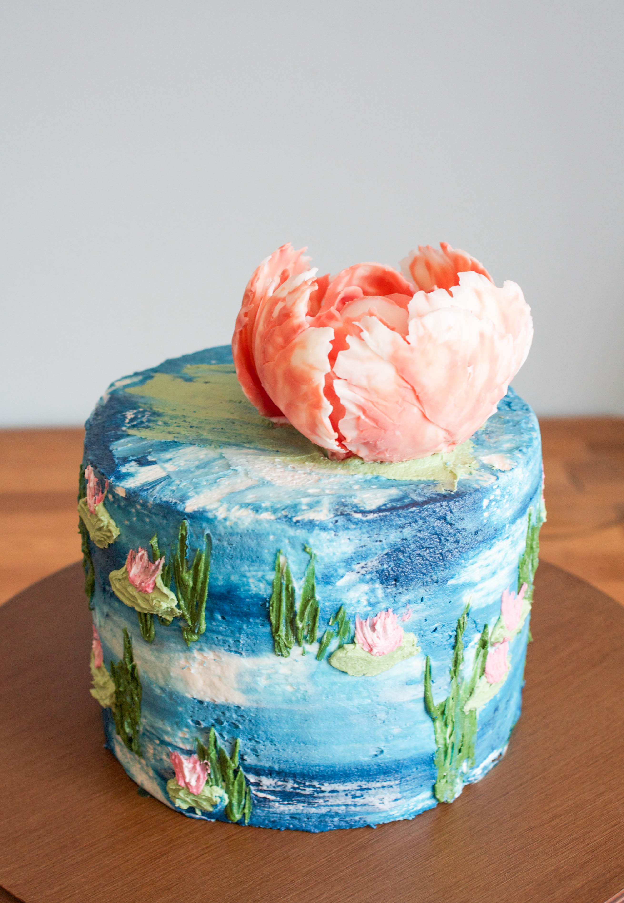 Monet Water Lilies Inspired Cake | Erin Gardner | Bluprint
