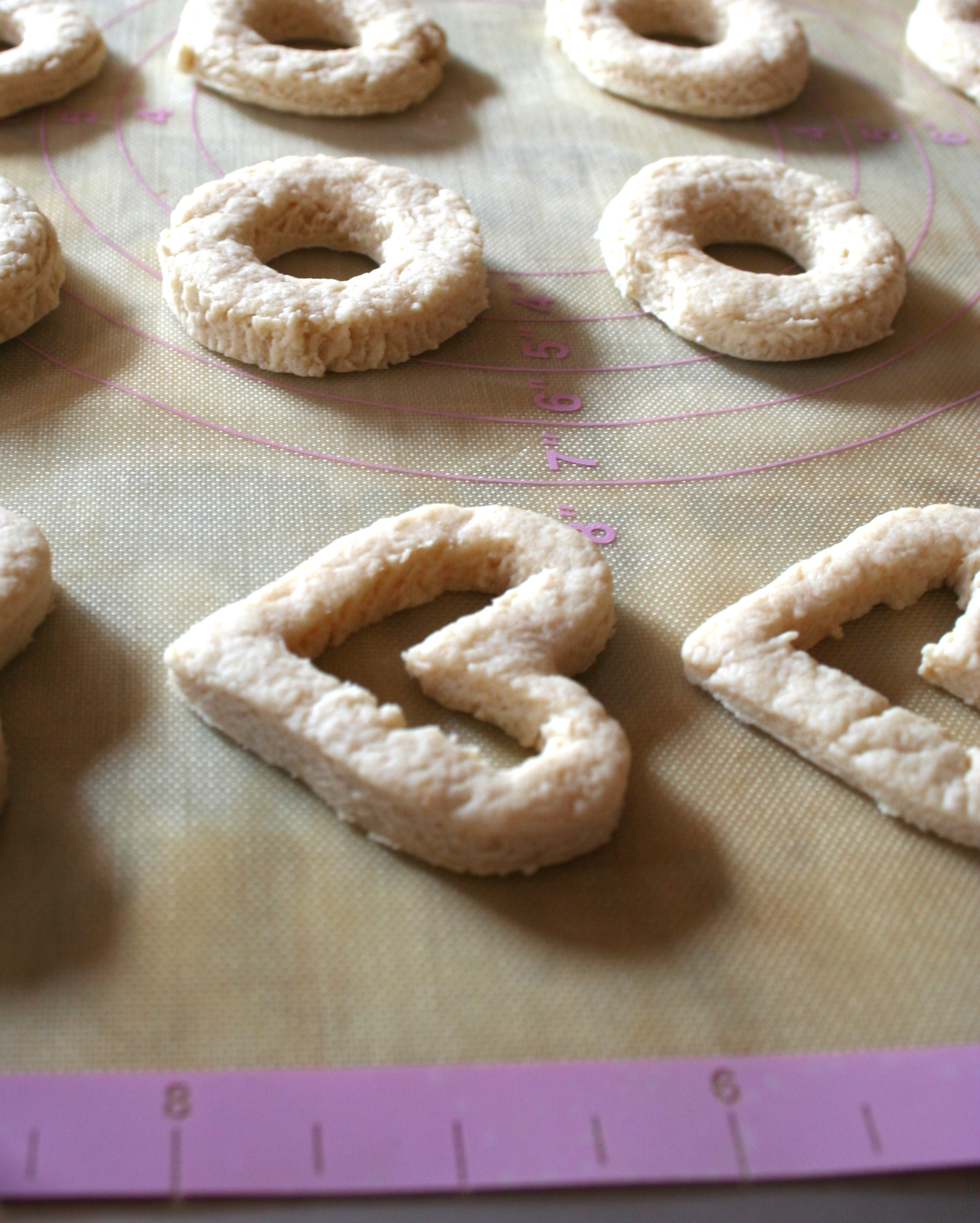 Cookies on baking sheet