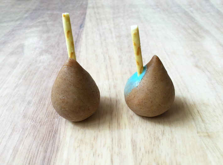 spring showers cakepops raindrop cakepops