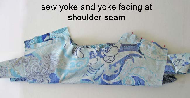 pin and sew yokes