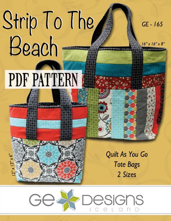 strip to the beach bag pattern