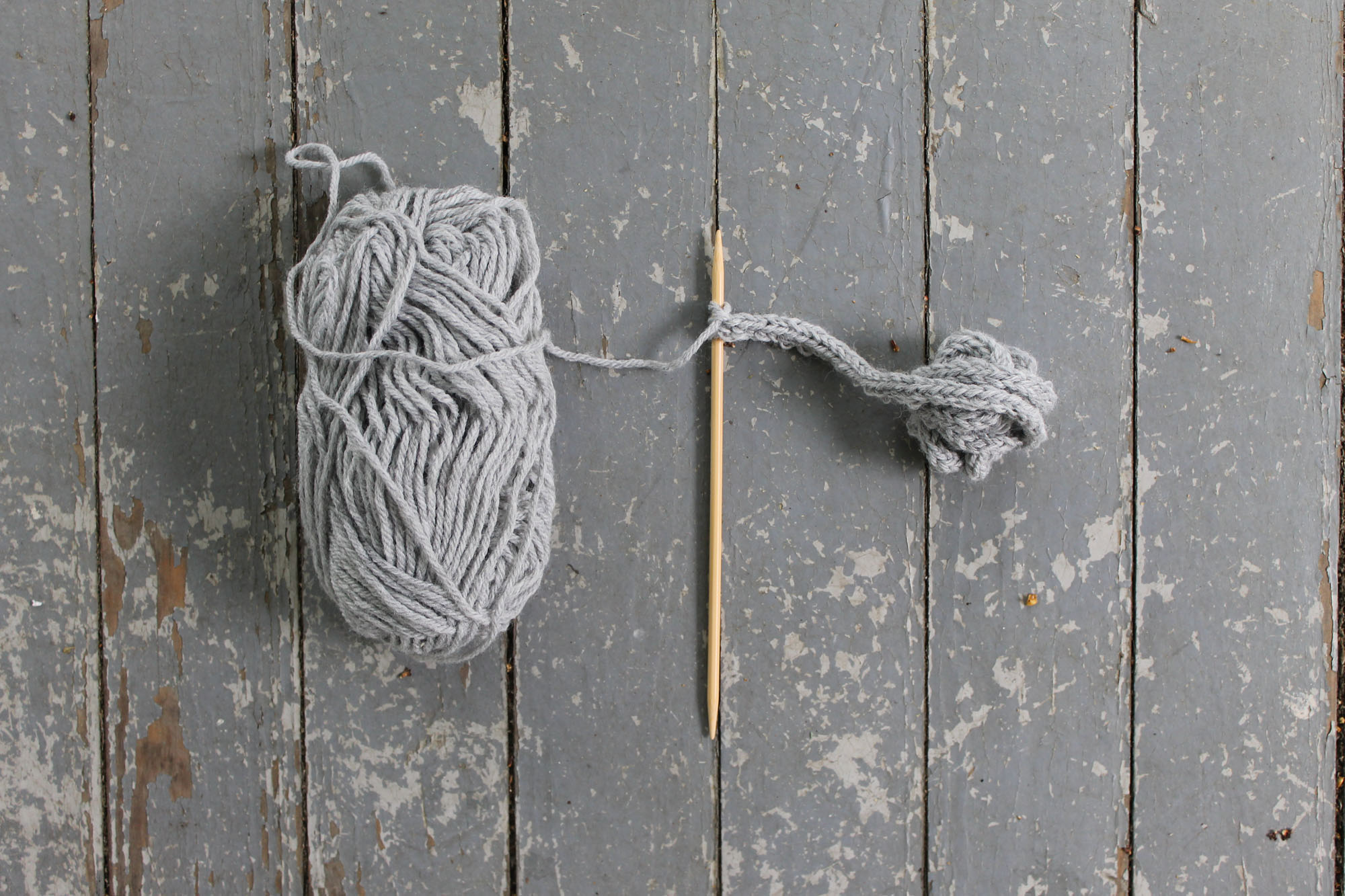 Chunky yarn i-cord