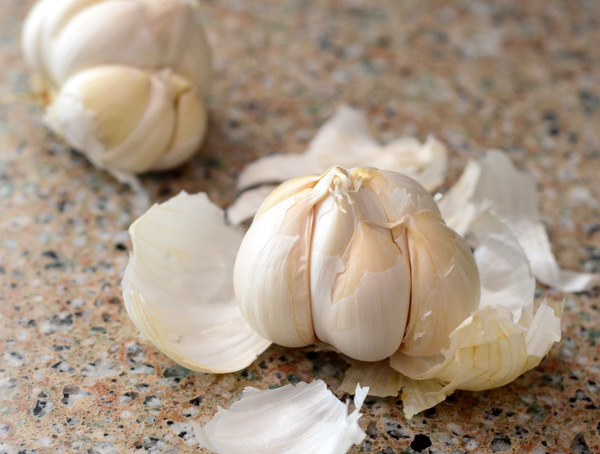 Preparing to make Roasted Garlic
