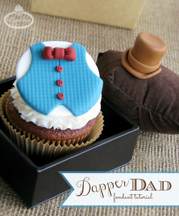 Dapper Dad Father's Day fondant tutorial