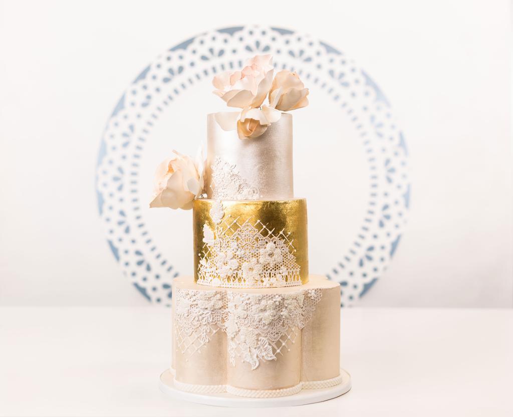 Dreamy Edible Lace Cake