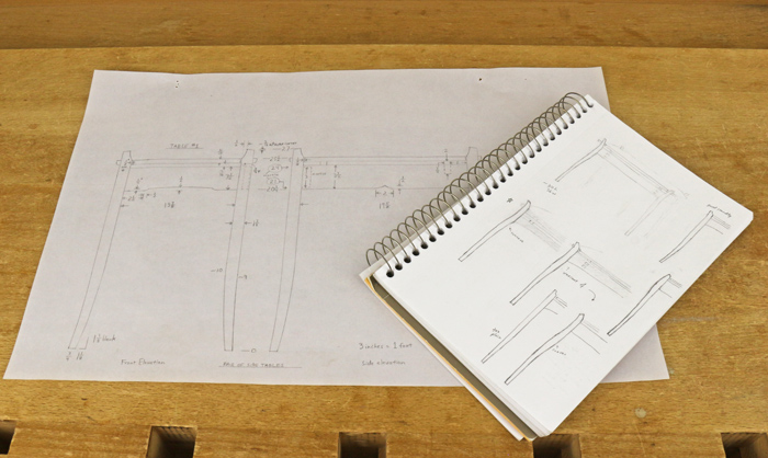 designing curves in woodwork