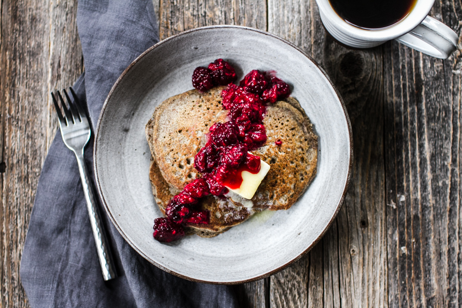 Gluten-Free Buckwheat Flour Pancakes