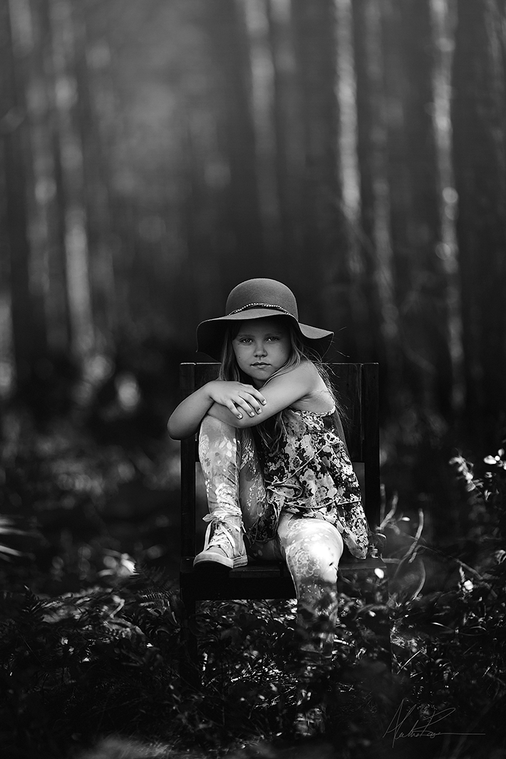 Final Edit of child in a good natural pose
