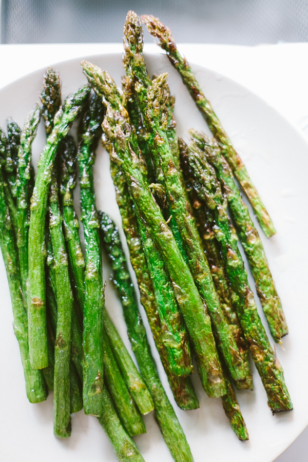  Finished fried Asparagus