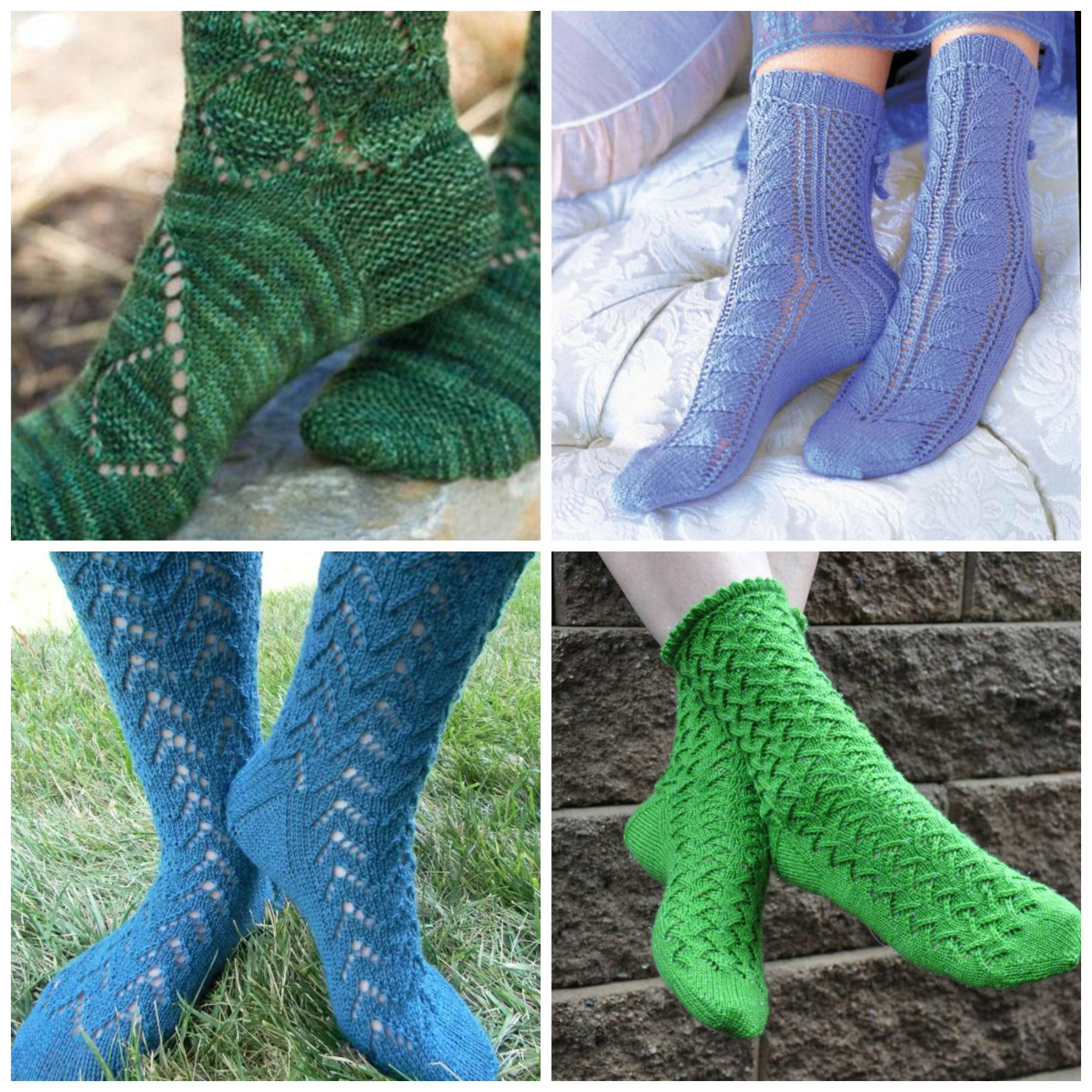 Lace Socks Knitting Patterns for Summer