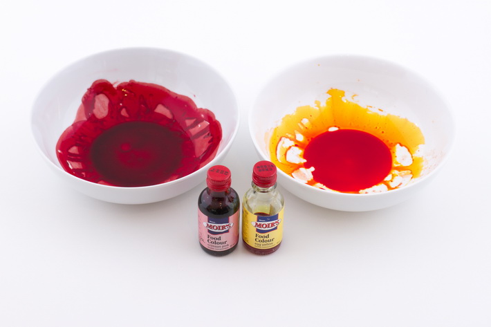 Food color bowls