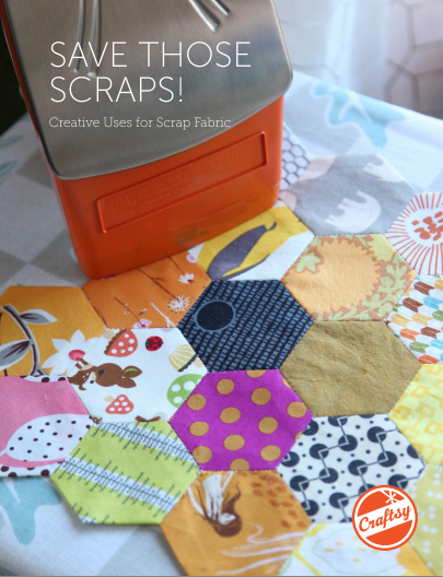 Save Those Scraps! Free PDF scrap quilting guide from Bluprint