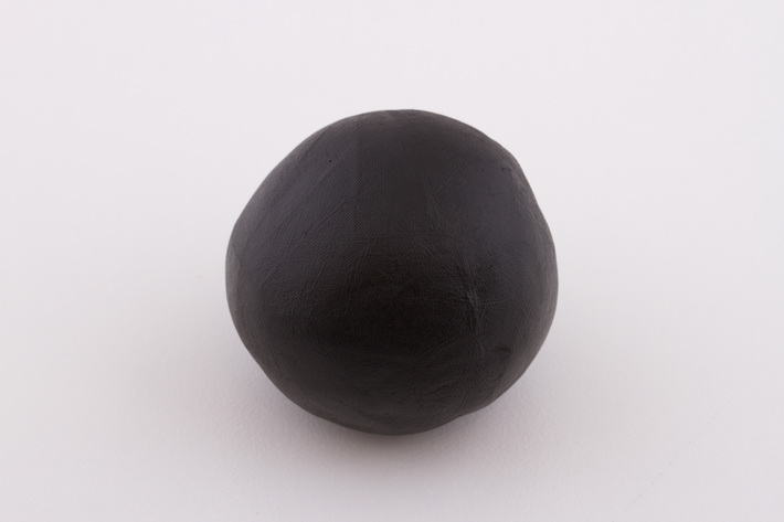 Black modeling chocolate