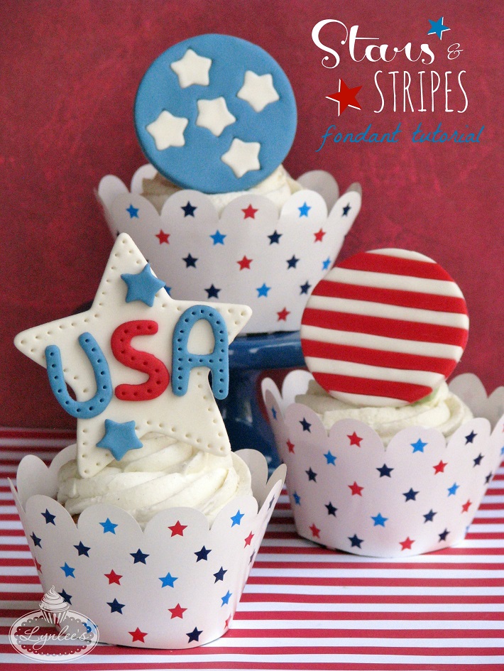 Stars and Stripes fondant tutorial