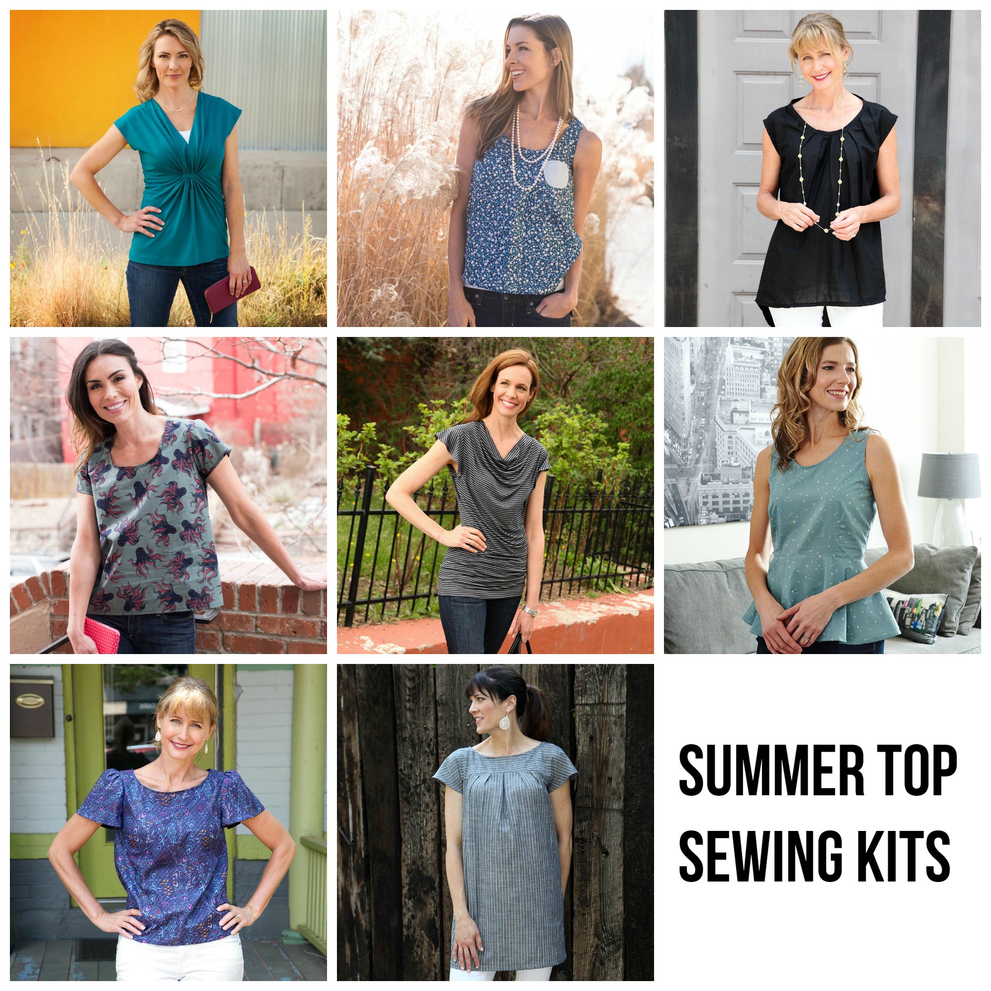 Summer Top Sewing Kits