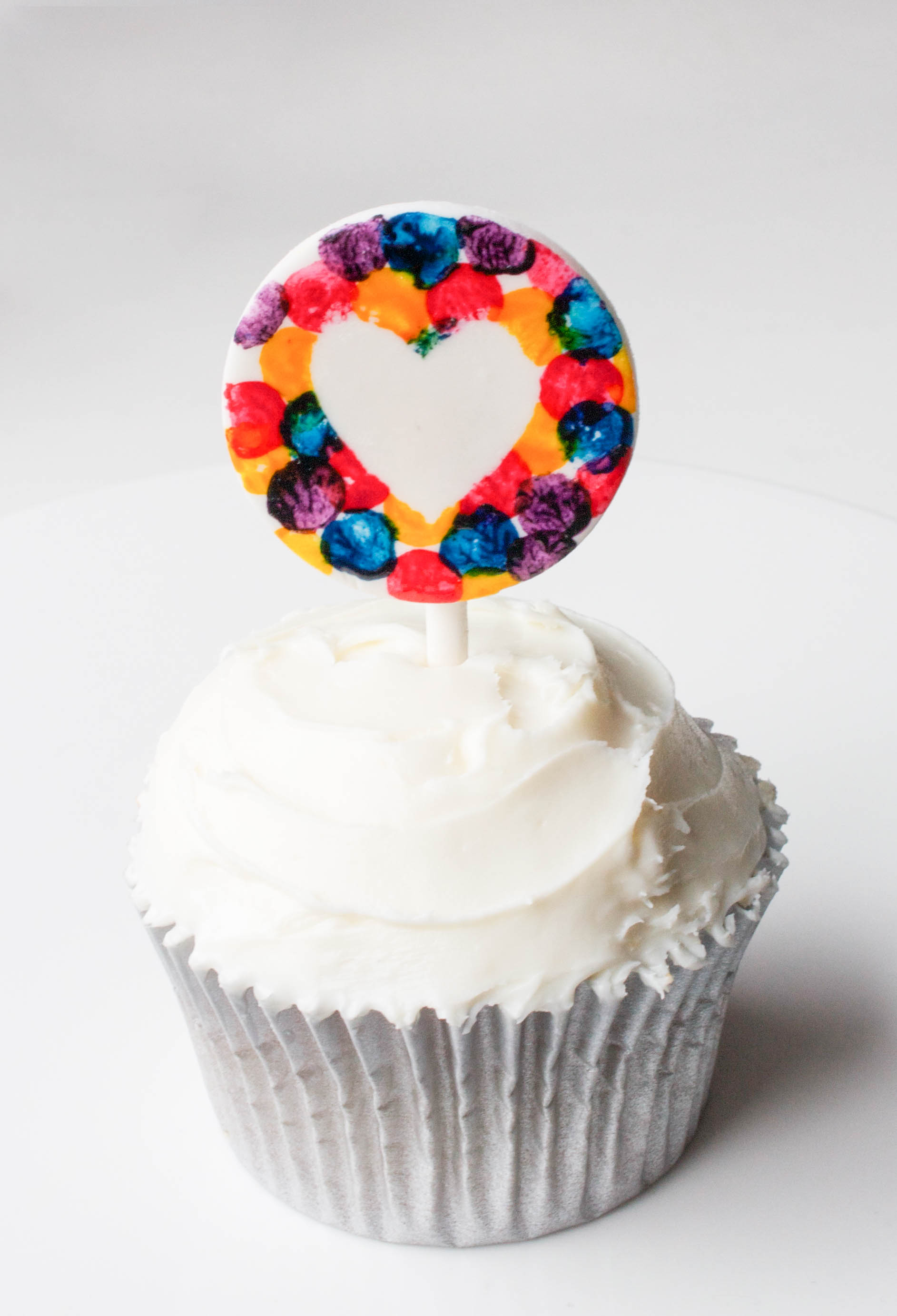 Stamped Confetti Cupcake Topper | Erin Gardner | Craftsy