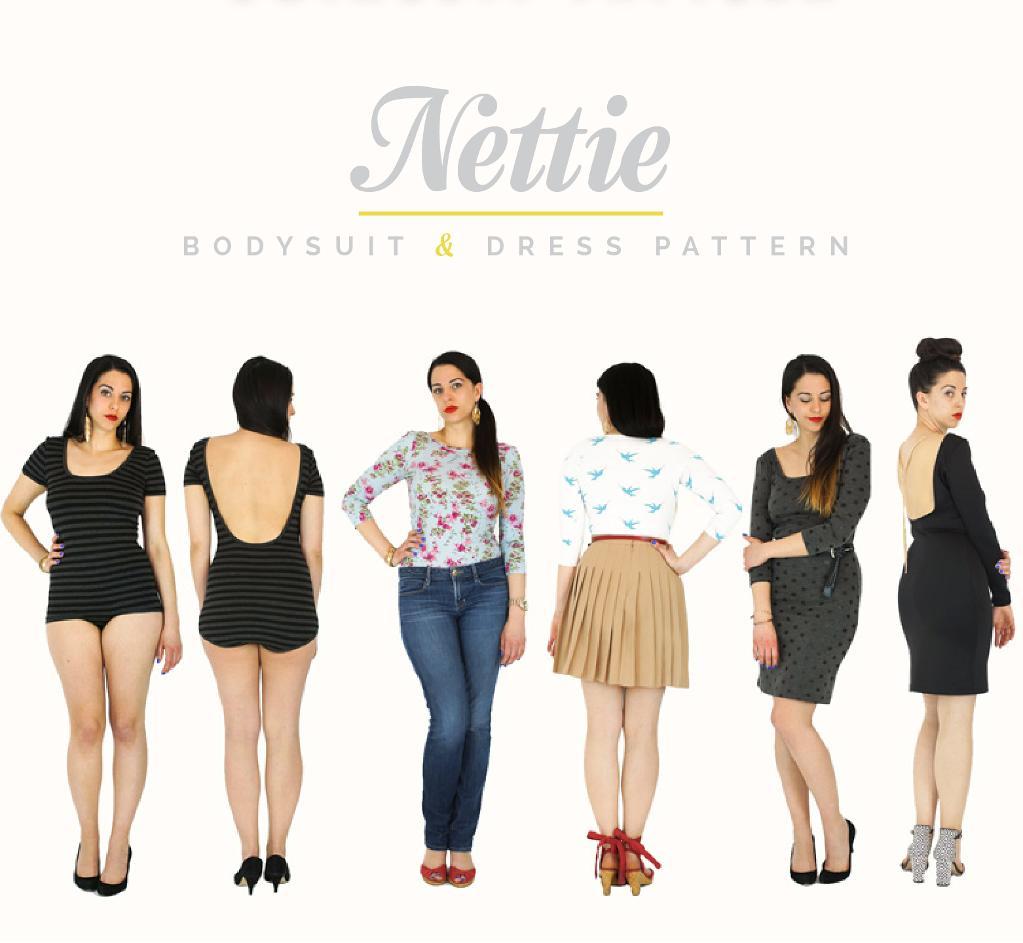 Closet Case Files Nettie Bodysuit and Dress pattern