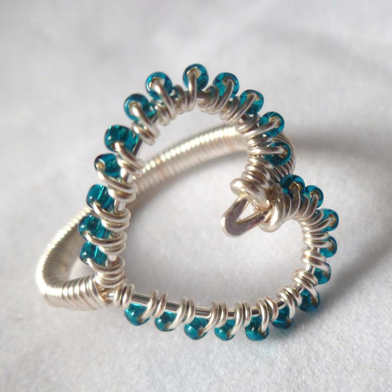 Wire Wrapped Heart Ring by Craftsy user Copar Aingeal