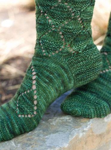 Live Oak Socks knitting pattern