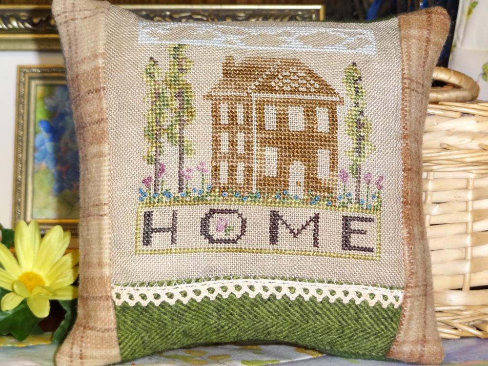 Shaker House Garden CrossStitch