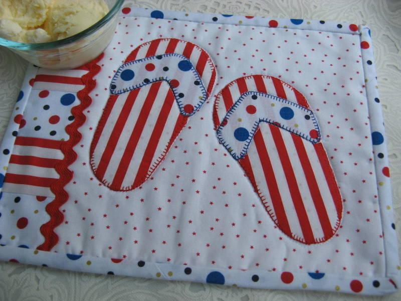 Flippity Flop Mug Rugs for Everyone