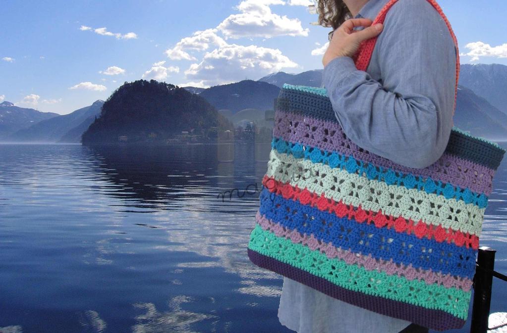  Borsona Bellagio Crochet Tote Bag free pattern