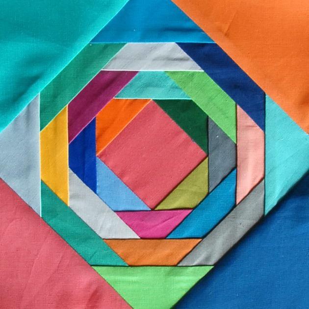 Kona Pineapple Block Paper Pieced