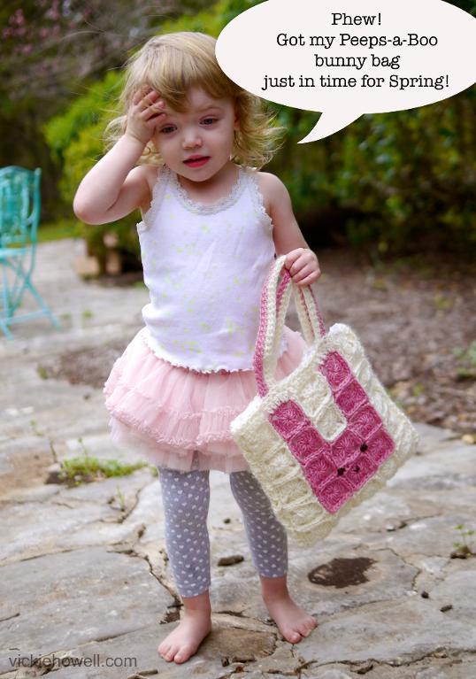 Peeps-a-Boo Crochet Bunny Bag free pattern