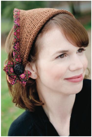 Dutch Girl Headscarf knitting pattern