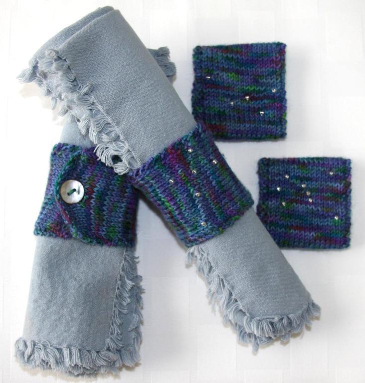 Constellation Napkin Rings knitting pattern