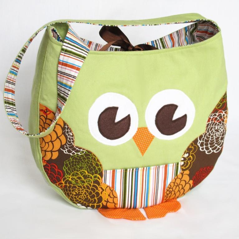 Funky Little Owl Bag sewing patten