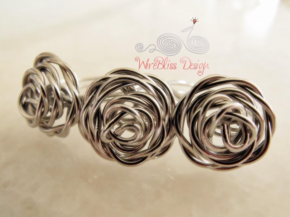 Wire Wrapped Rose Ring Tutorial by Crafty user and pattern maker WireBliss: