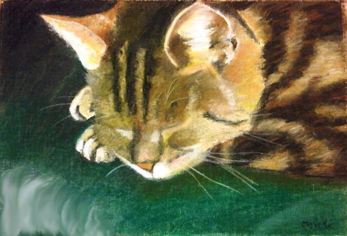 Cat painting