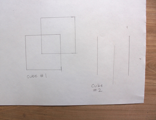 how to draw 3d shapes step by step