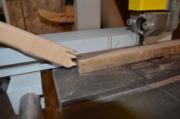 bandsaw safety with push stick